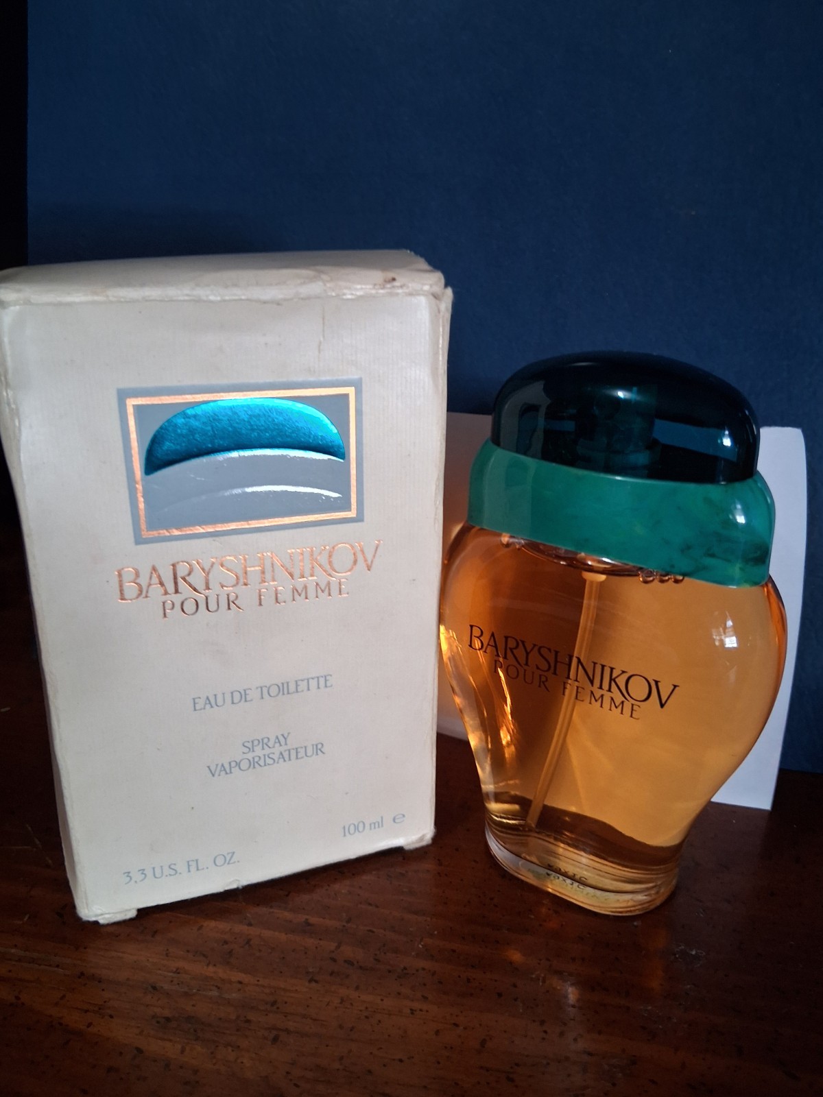 DISCONTINUED Baryshnikov Pour Femme 3.5 Oz Vintage Perfume From 1995.