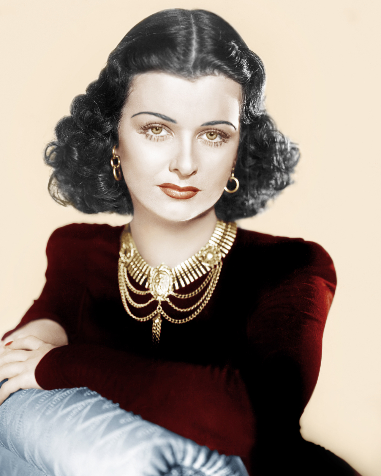 Joan Bennet Beautiful Brown Eyes 8x10 Picture Celebrity Print