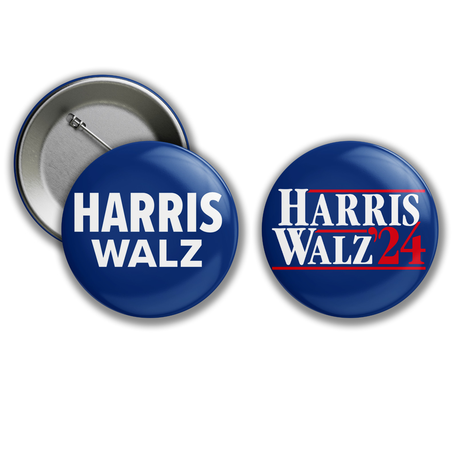 Harris/Walz for President PINS/BUTTONS 2.25\