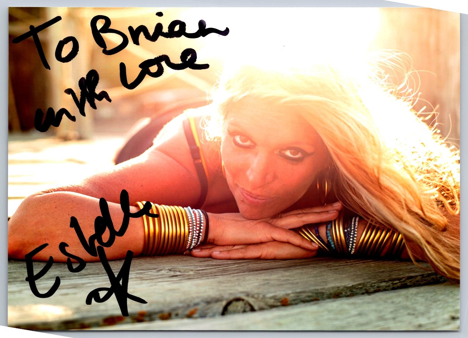 Estelle California Hand Signed Autograph Photo \