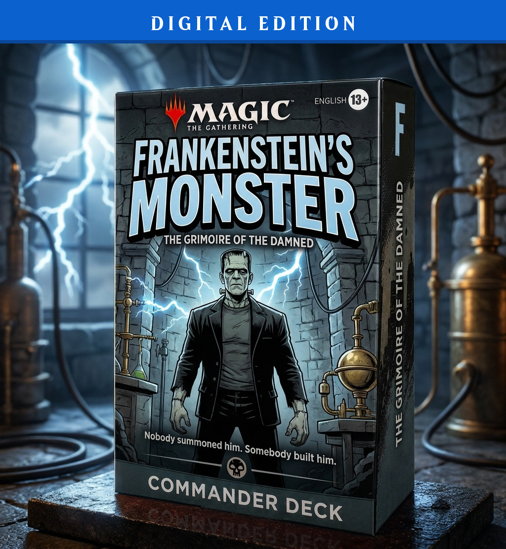 Frankenstein's Monster, DIGITAL 100 Card Commander Deck, MTG EDH Frankenstein's Monster, DIGITAL 100 Card Commander Deck, MTG EDH