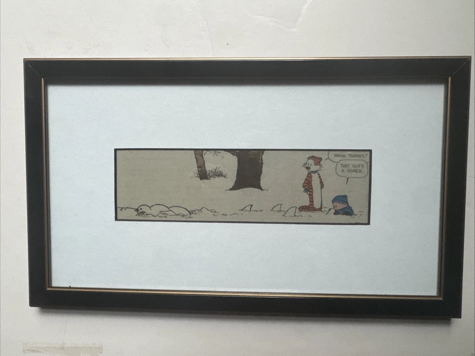Comic Strip -Original Newspaper Clipping -Custom Framed W/ Matte Ready 2 Hang Comic Strip -Original Newspaper Clipping -Custom Framed W/ Matte Ready 2 Hang