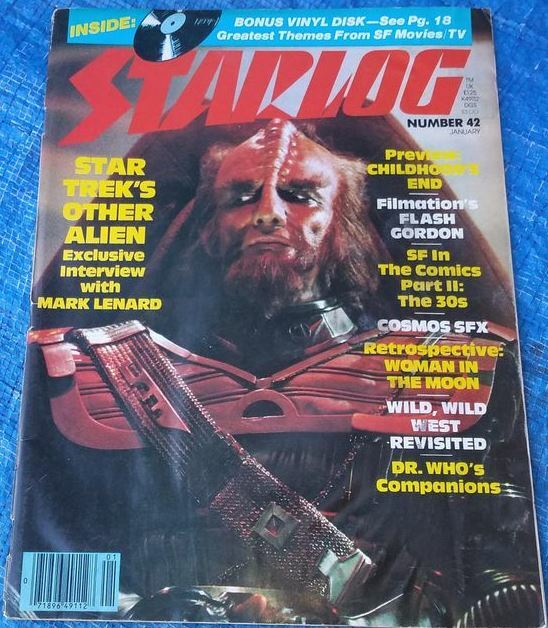 Starlog Magazine #42 January 1981 Star Trek Mark Lenard Filmation Flash Gordon Starlog Magazine #42 January 1981 Star Trek Mark Lenard Filmation Flash Gordon