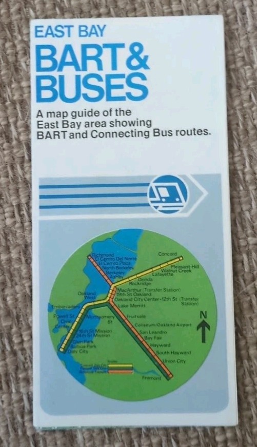 1977 East Bay (Oakland) BART & Buses Guide 1977 East Bay (Oakland) BART & Buses Guide