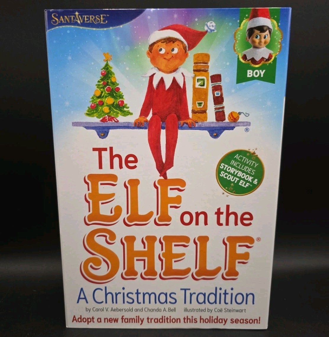The Elf on the Shelf: A Christmas Tradition Boy Doll and Book Set NIB