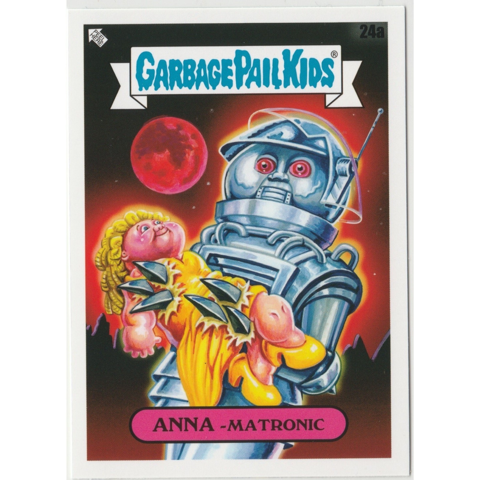 Tobor the Great Janice Roberts Anna-matronic #24a Garbage Pail Kids GPK 2023 Tobor the Great Janice Roberts Anna-matronic #24a Garbage Pail Kids GPK 2023