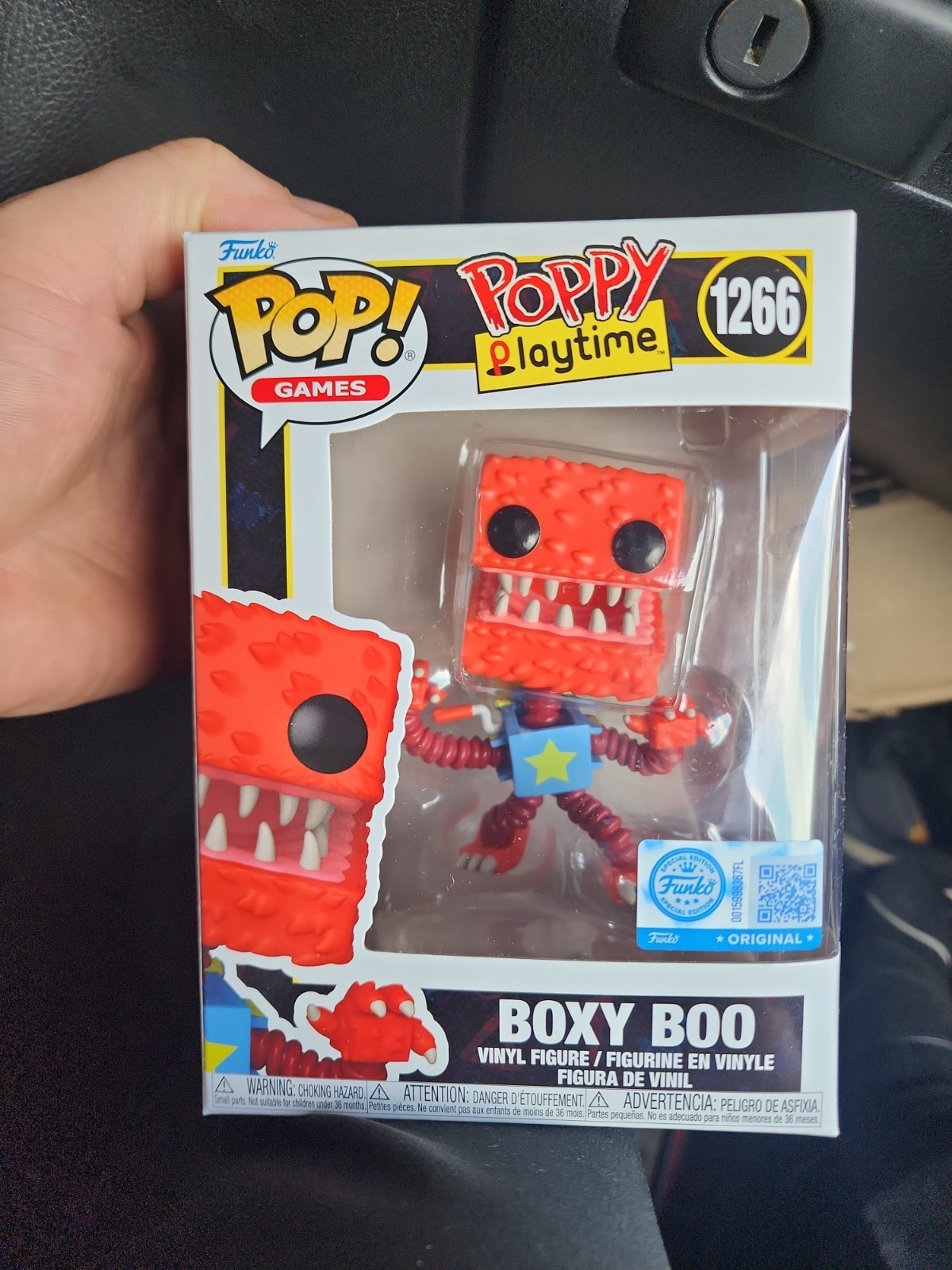 Funko Pop Poppy Playtime - Pop Boxy Boo - Funko (Exclusive) #1266 W/ PROTECTOR Funko Pop Poppy Playtime - Pop Boxy Boo - Funko (Exclusive) #1266 W/ PROTECTOR