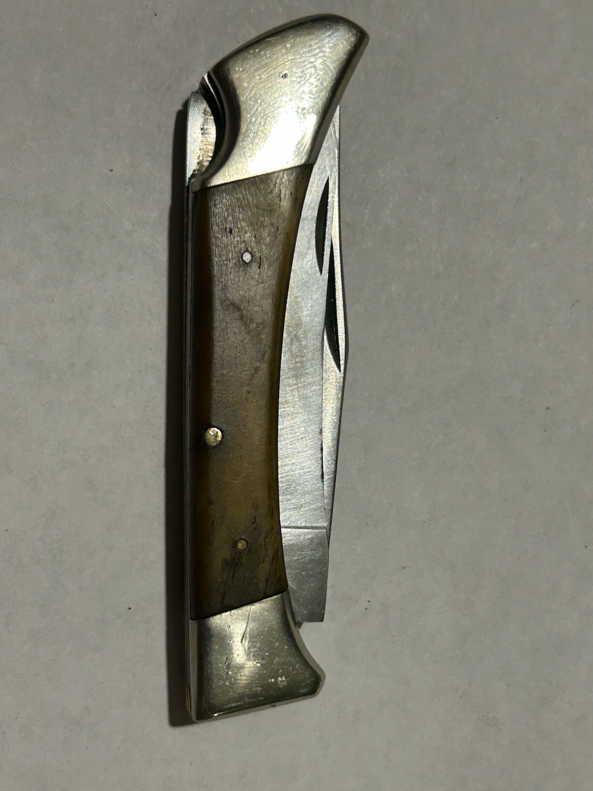 Vintage Parker Cutlery Company Clip Point & Saw Blade Folding Knife Vintage Parker Cutlery Company Clip Point & Saw Blade Folding Knife