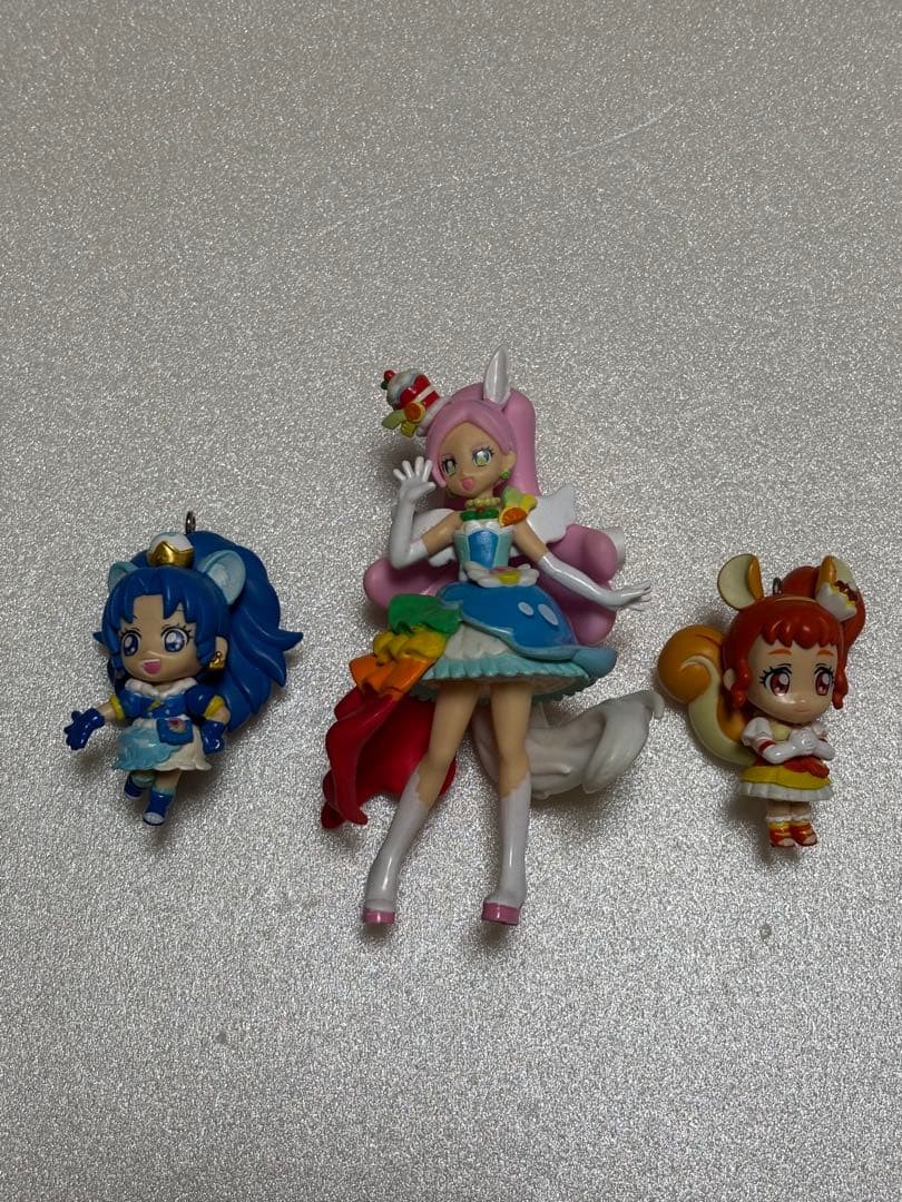 Precure 7 Figure Set Action Figures 7pc Used PVC Anime Collectible Item Precure 7 Figure Set Action Figures 7pc Used PVC Anime Collectible Item