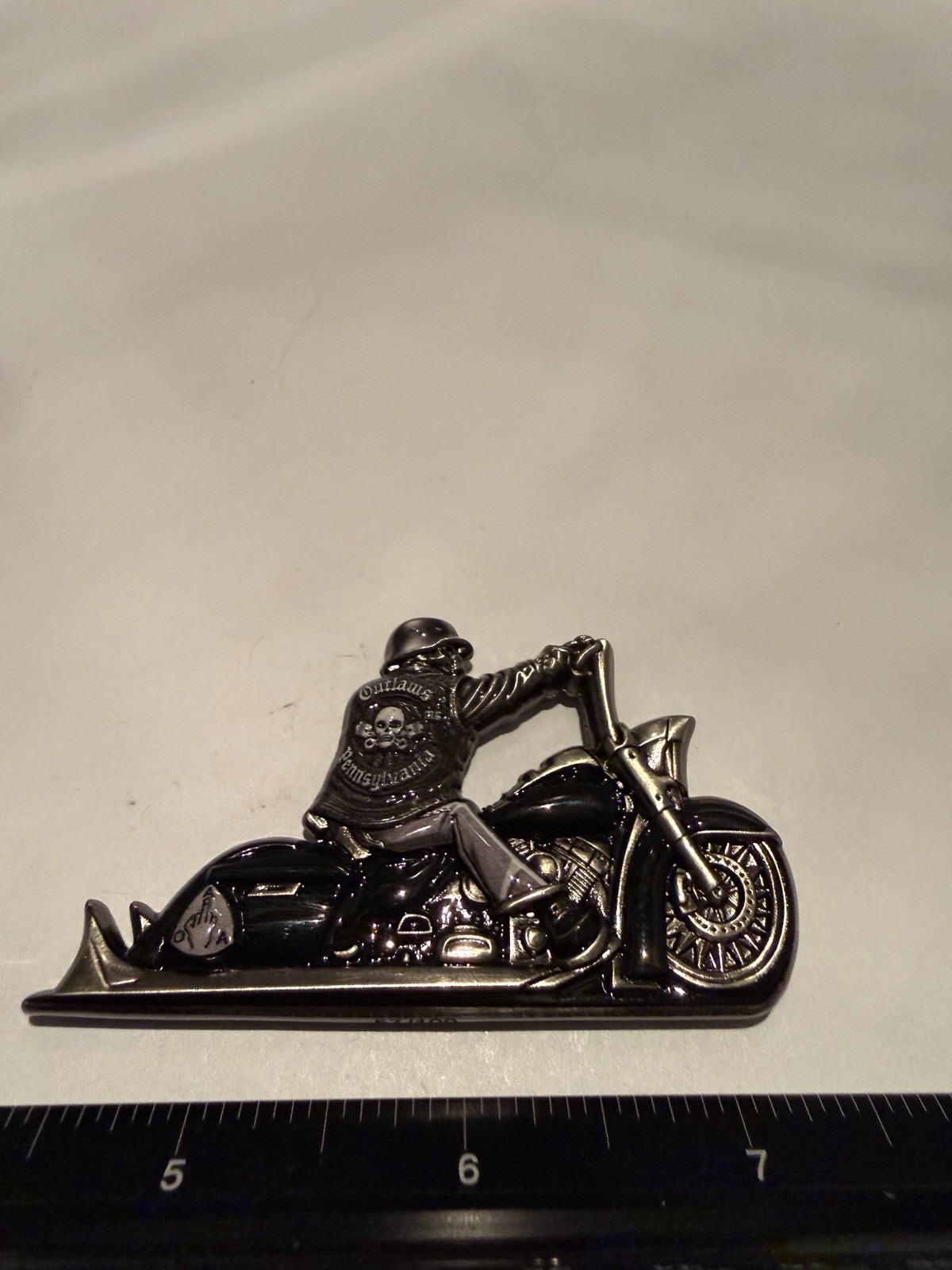 Outlaws MC Pennsylvania Pittsburgh Motorcycle Challenge Coin 50/100