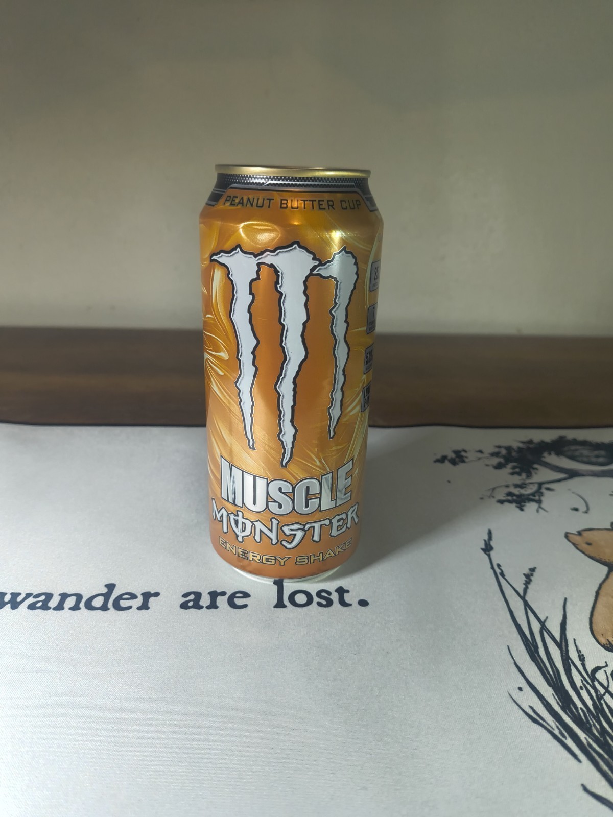 Monster Muscle Energy Peanut Butter Cup Can 2013 Rare Display Only