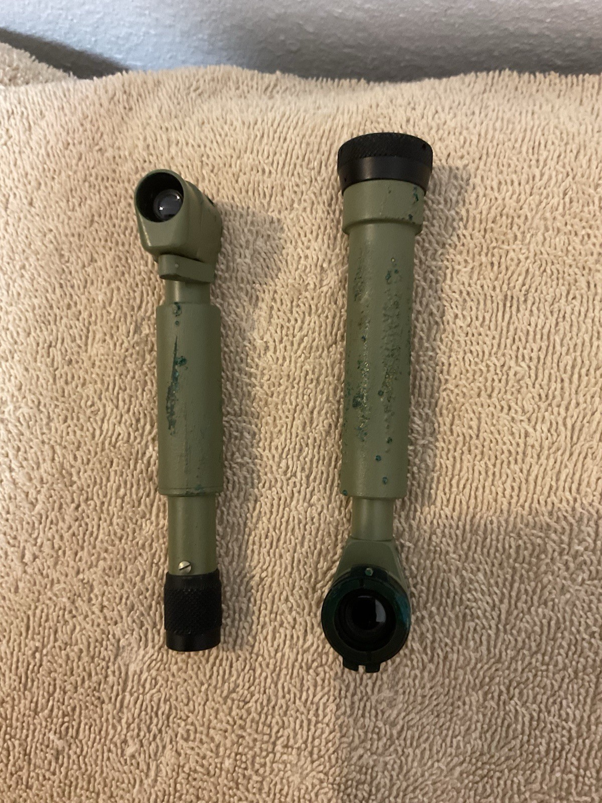 Vintage Wild Heerbrugg Diagonal Eyepiece Set For Theodolite Surveying UNTESTED Vintage Wild Heerbrugg Diagonal Eyepiece Set For Theodolite Surveying UNTESTED