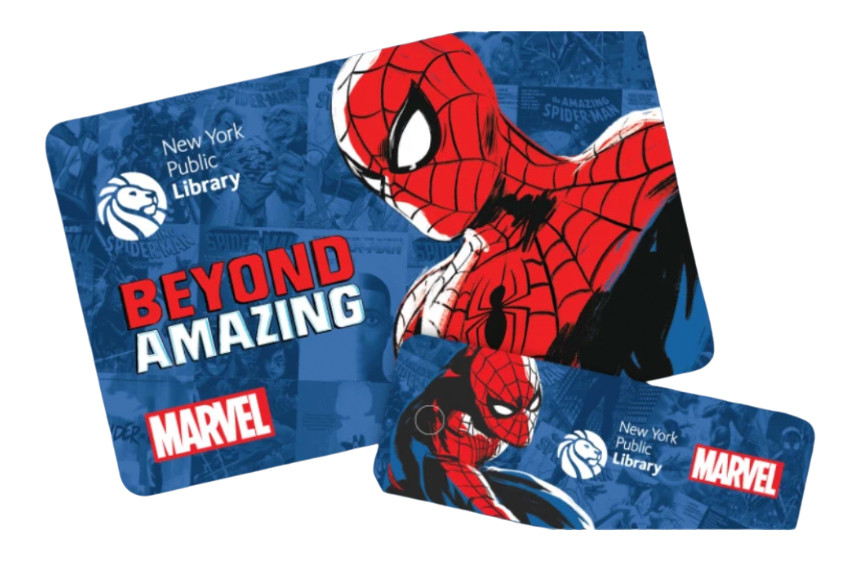 New York Public Library Spiderman Card - Limited Edition - NYPL -Marvel Universe