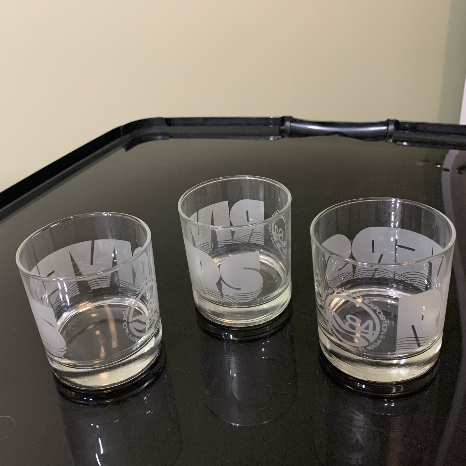 Vintage 1984 Louisiana World Exposition Souvenir Glass–3New Orleans World's Fair