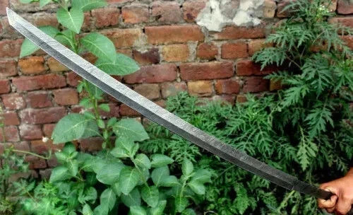 25 Inches Handmade Blank Blade Sword Razar Sharp Forged Tento Sword Blank Blade