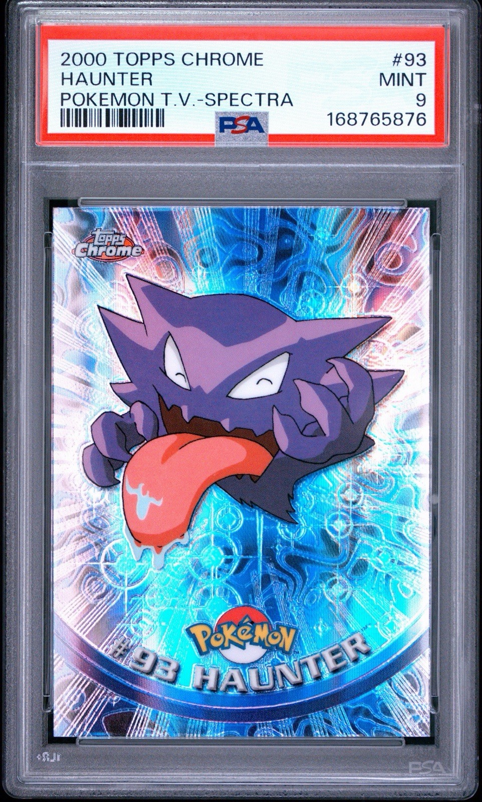 2000 Topps Chrome Pokemon Haunter #93 Spectra PSA 9 - POP 20 - 14 Higher - Rare