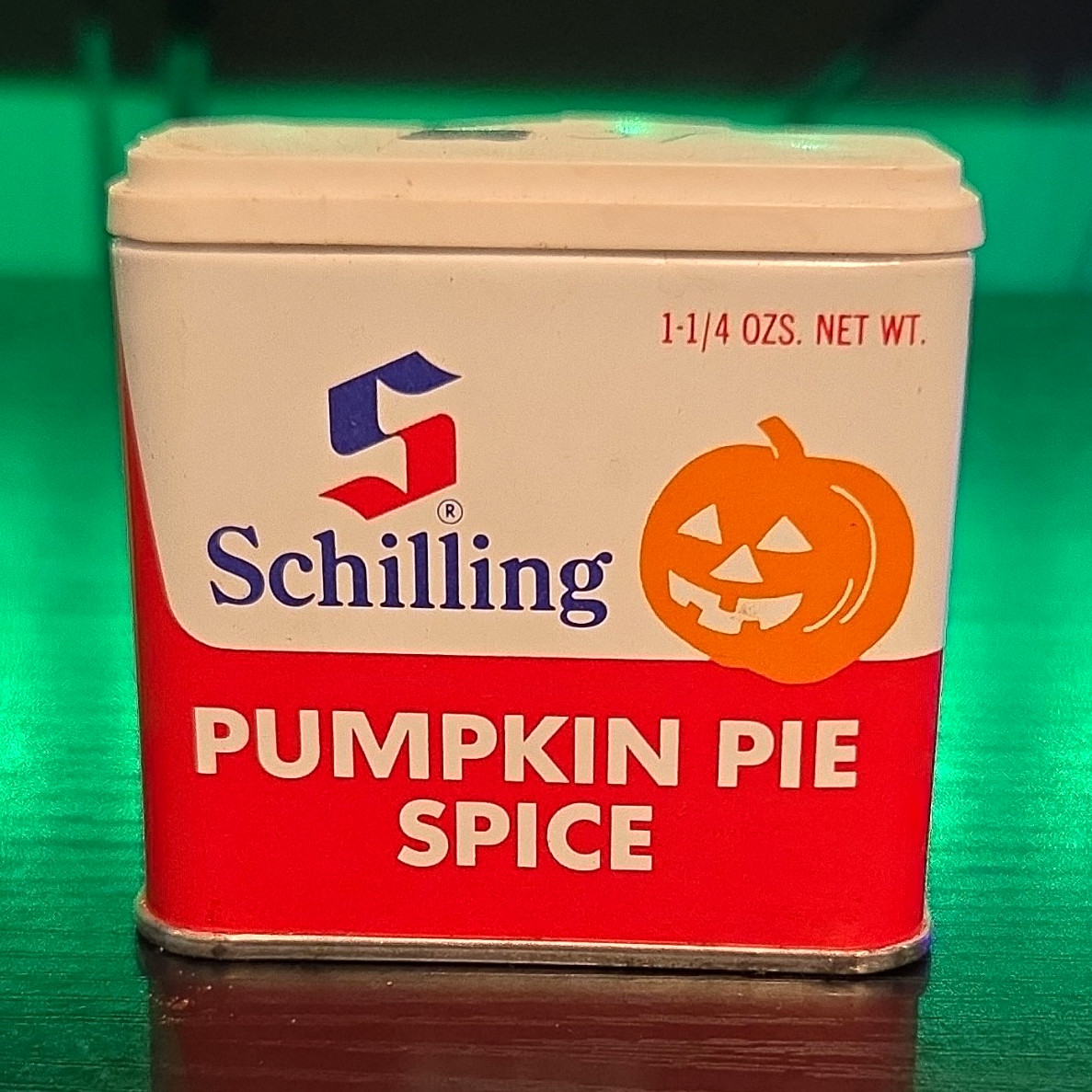 Vintage Schilling Pumpkin Pie Spice 1-1/4 oz Tin Can, Spices & Extracts Theme Vintage Schilling Pumpkin Pie Spice 1-1/4 oz Tin Can, Spices & Extracts Theme