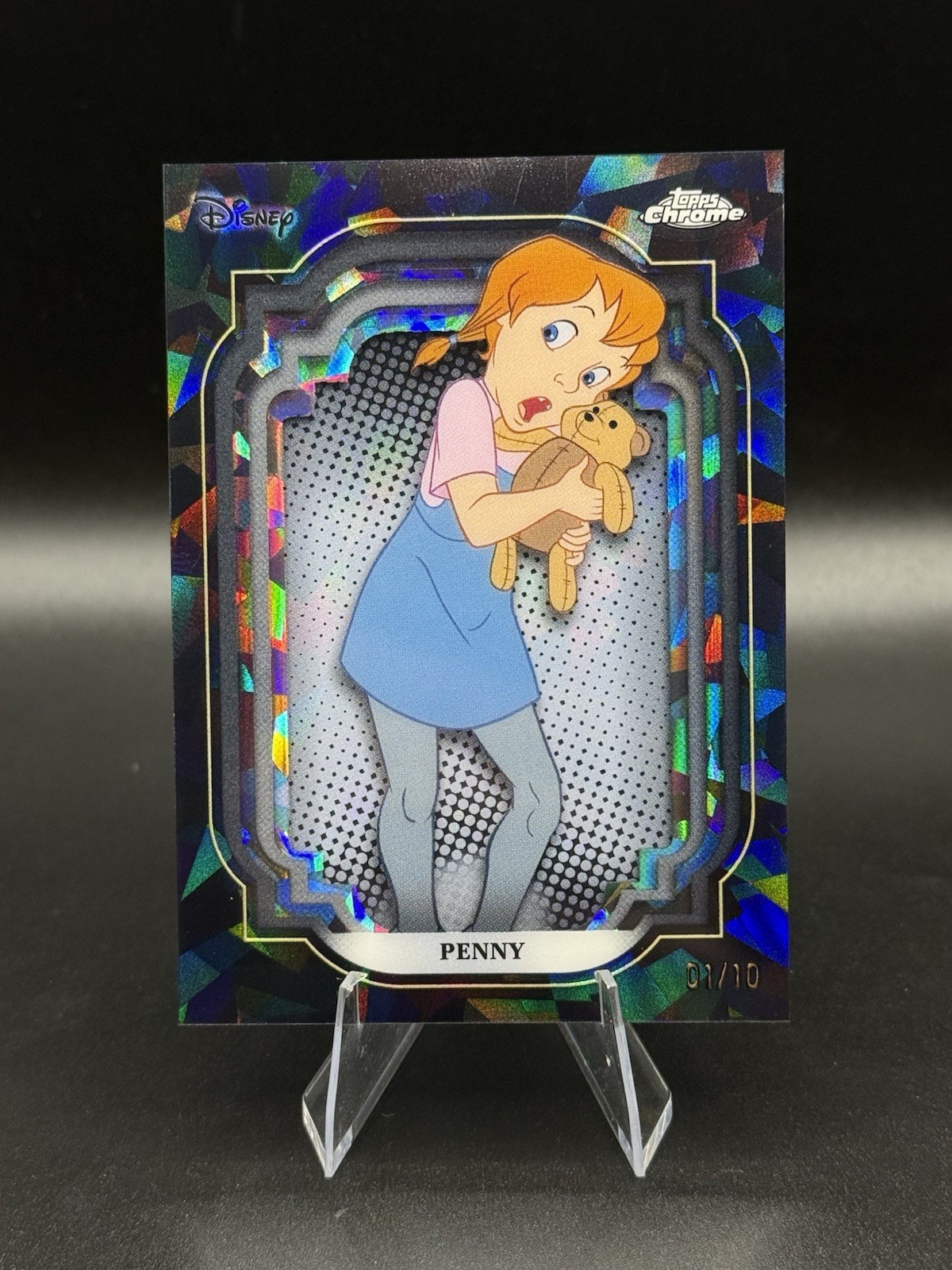 2024 Topps Chrome Disney Black Sapphire Penny Alpha 1/10 #38