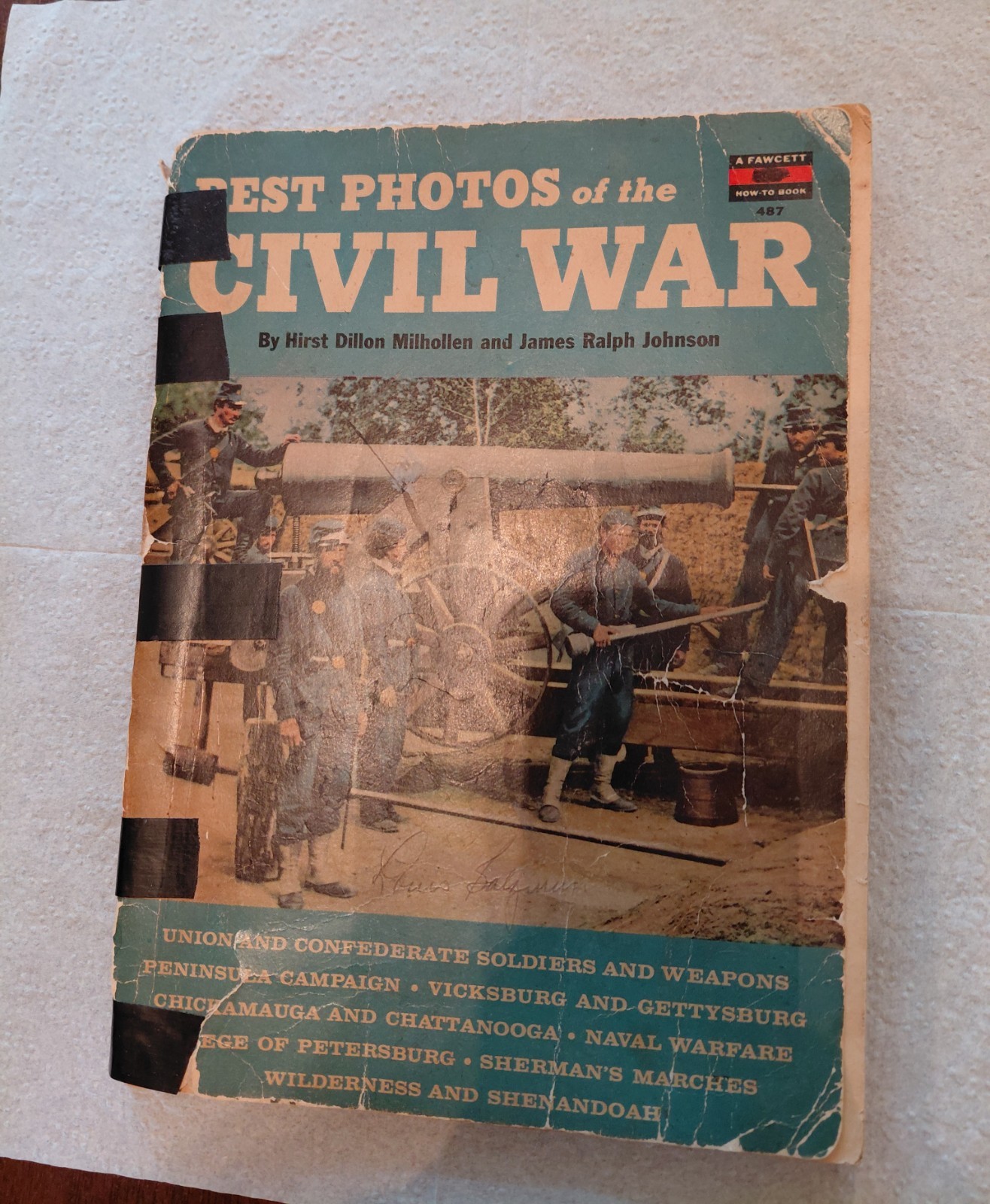 Rare Signed By Soldier 1961 Best Photos Of The Civil War Book & Newspaper Clip Rare Signed By Soldier 1961 Best Photos Of The Civil War Book & Newspaper Clip