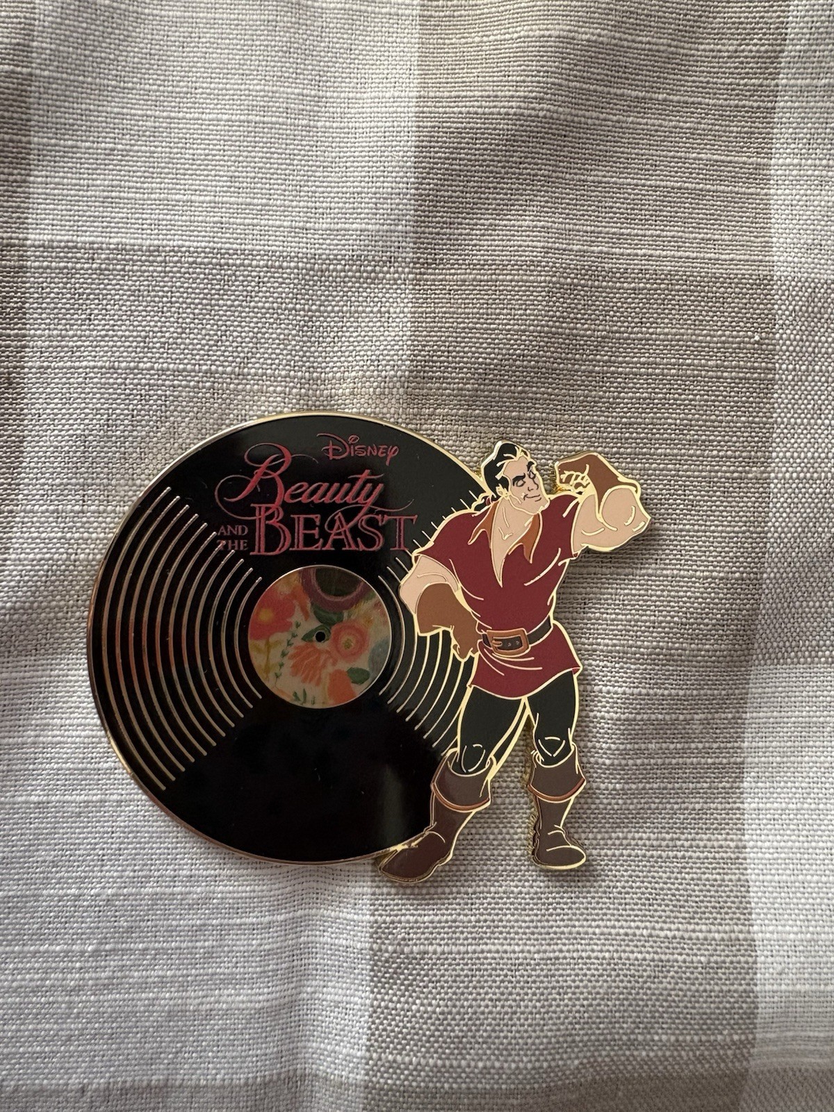 Disney Palm Villains Vinyl Records Mystery Pin Gaston LE 500