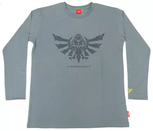 Title: Nintendo Legend of Zelda Hyrule Emblem Gray XL Long T-Shirt  Brand: Nint