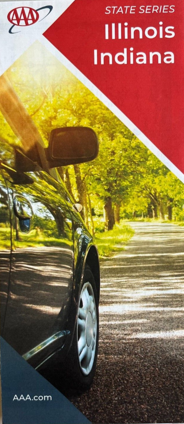 New AAA ILLINOIS - INDIANA STATE ROAD MAP Highway Tour IL/IN LATEST 2025 New AAA ILLINOIS - INDIANA STATE ROAD MAP Highway Tour IL/IN LATEST 2025