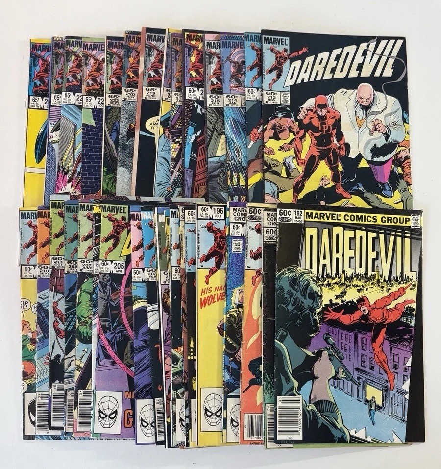 Daredevil #192-226 Complete Run 35 Comics Marvel Copper Age FN/VF-VF