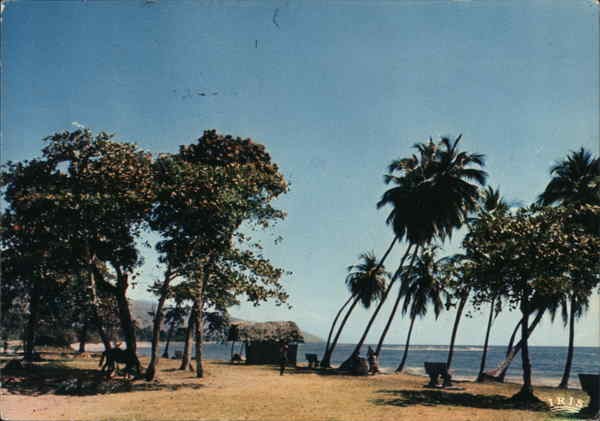 Jacmel, Haiti Seaside View Original Vintage Postcard
