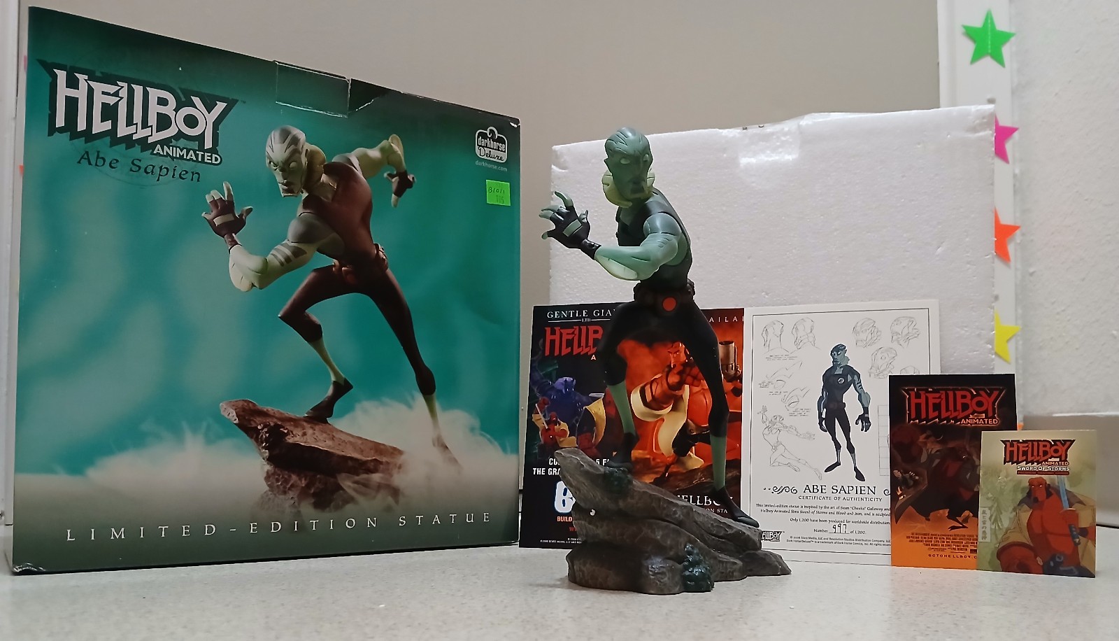 Abe Sapien resin statue Hellboy Animated Dark Horse Deluxe 2006 Limited-Edition