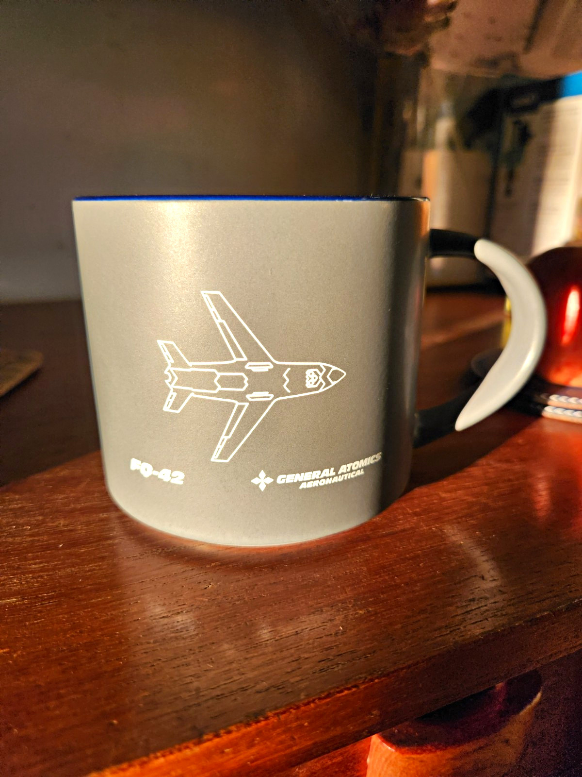 General Atomics FQ-42 CCA Coffee Mug GA-ASI Collaborative Combat Aircraft
