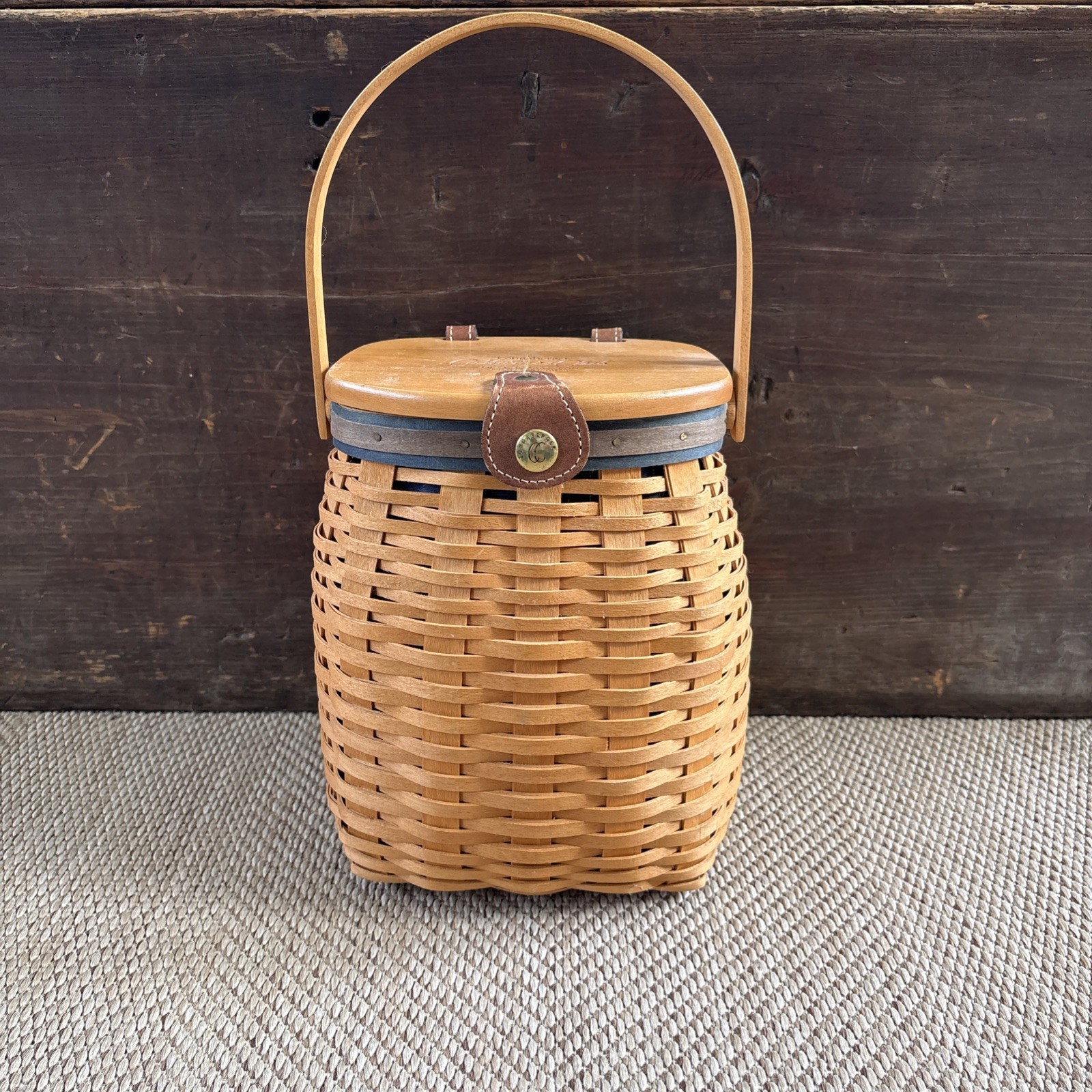 Longaberger Collectors Club 5 Year Anniversary Basket Set 2001