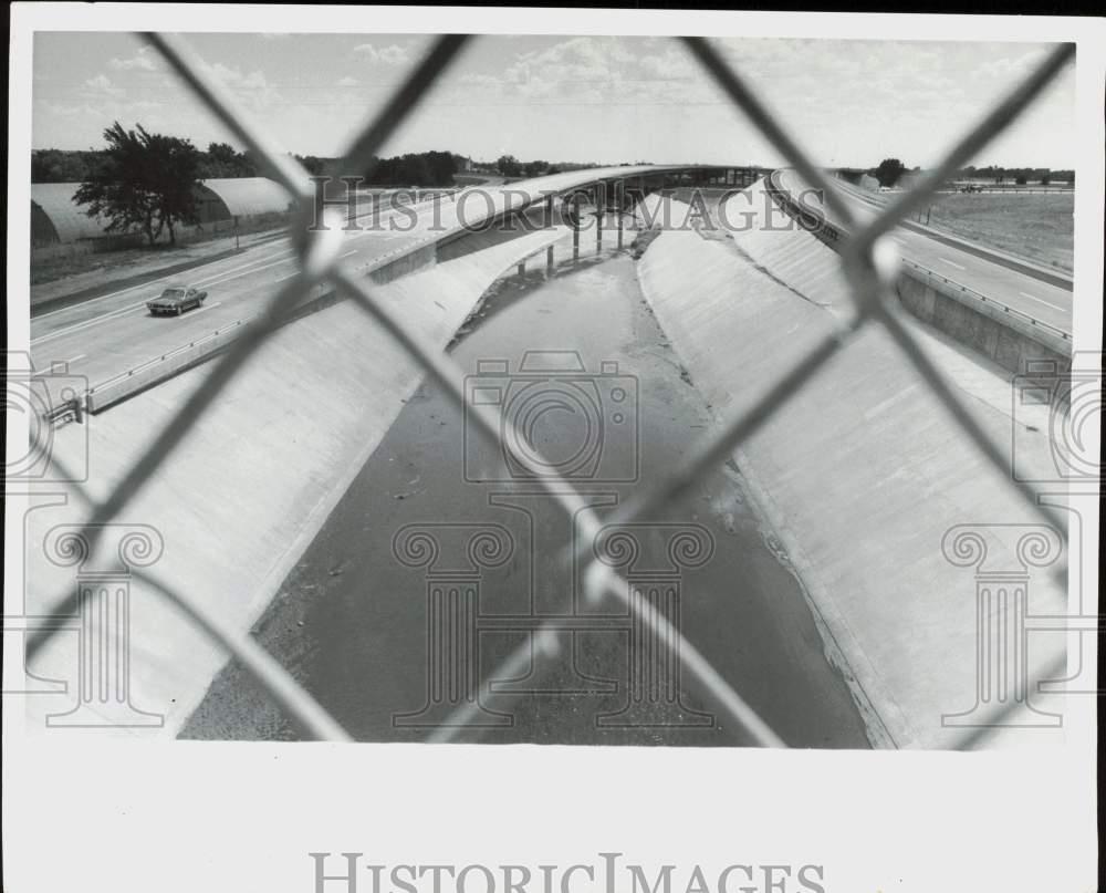 Press Photo Highways along canal - lra47656 Press Photo Highways along canal - lra47656