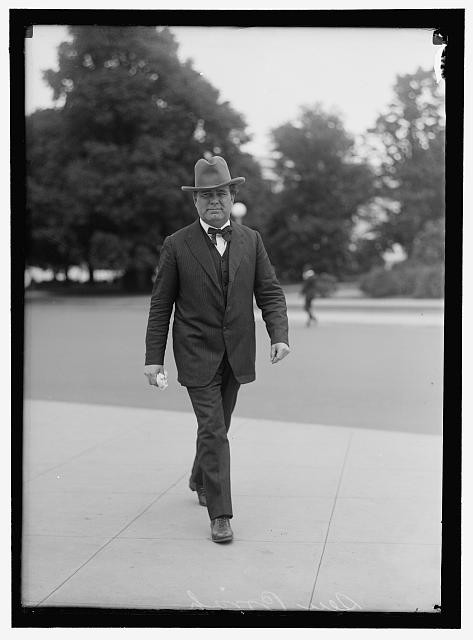 Photo:William E. Borah Idaho Senator 1916 Portrait Walking Outdoors