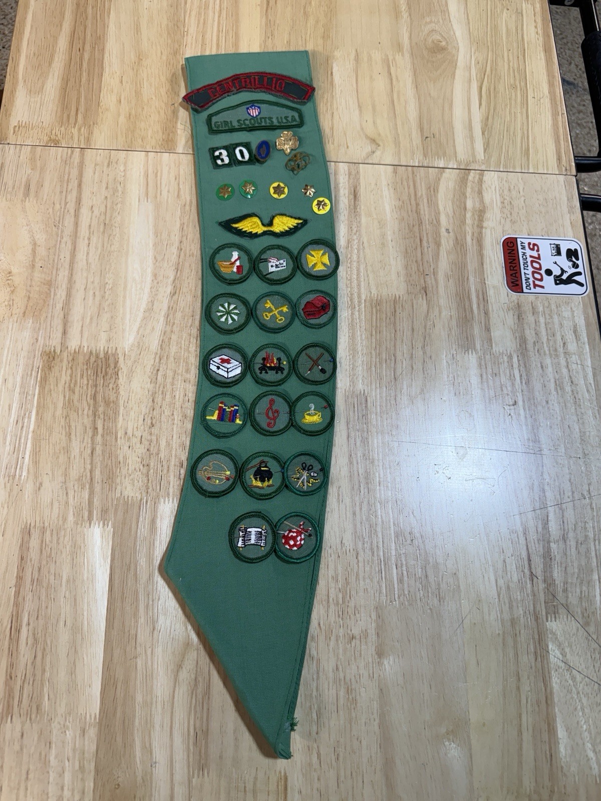 Vintage Girl Scout Lot Sash with Pins Patches Coin Purse 1960's - 70's Vintage Girl Scout Lot Sash with Pins Patches Coin Purse 1960's - 70's