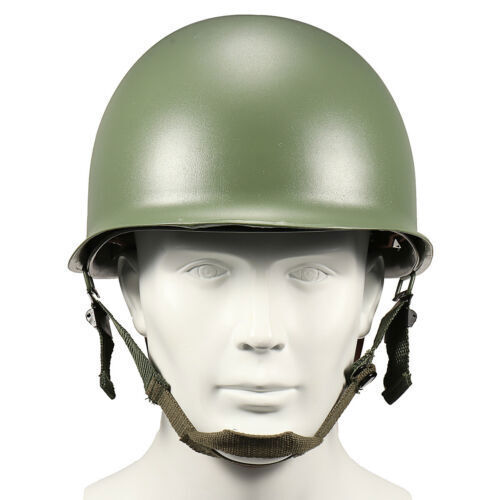 WW2 USA Military Steel ABS M1 Helmet WWII Outdoor Army Equipment New