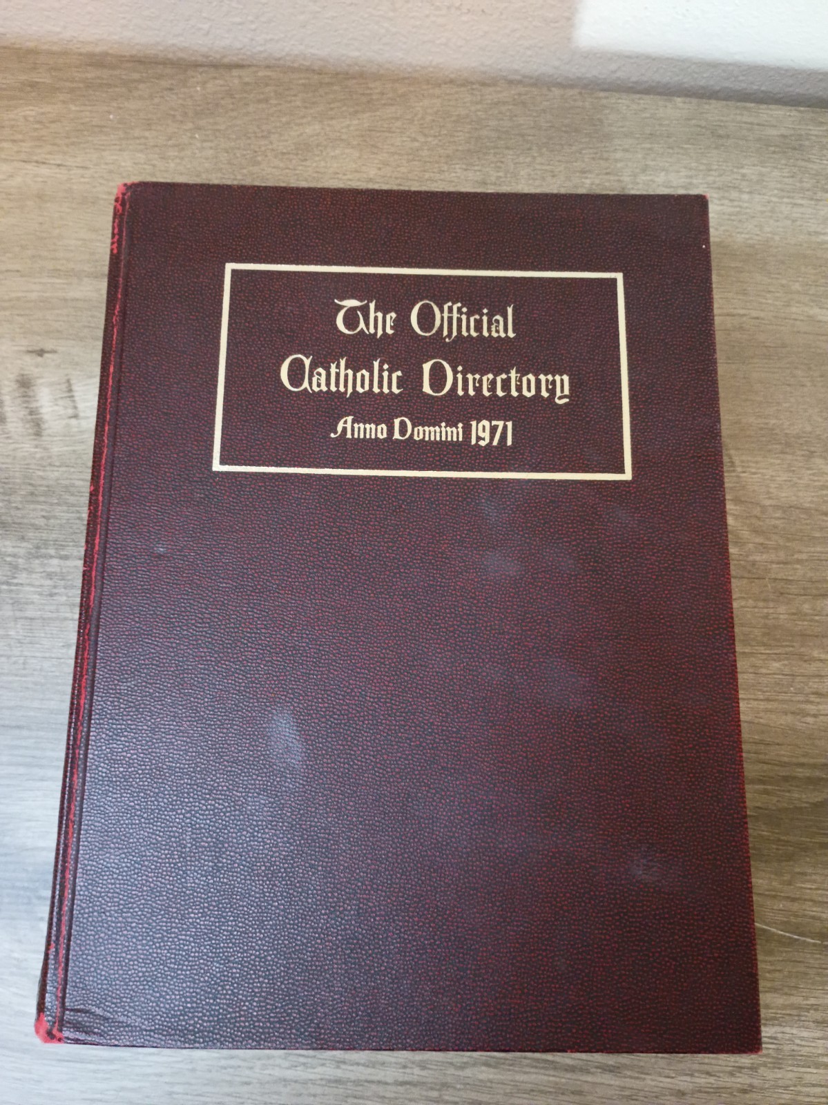 Vtg Official Catholic Directory Anno Domini 1971 Hardcover P.J. Kenedy & Sons