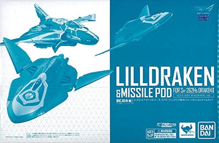 Bandai DX Chogokin Sv-262Hs Draken III Lil Draken & Missile Pod 
