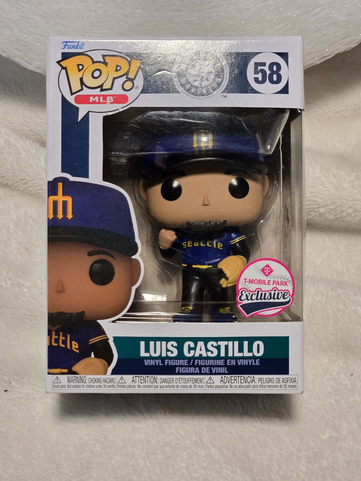 Funko Pop Luis Castillo MLB Seattle Mariners SGA 9/14/24 City Connect Figure 58 Funko Pop Luis Castillo MLB Seattle Mariners SGA 9/14/24 City Connect Figure 58