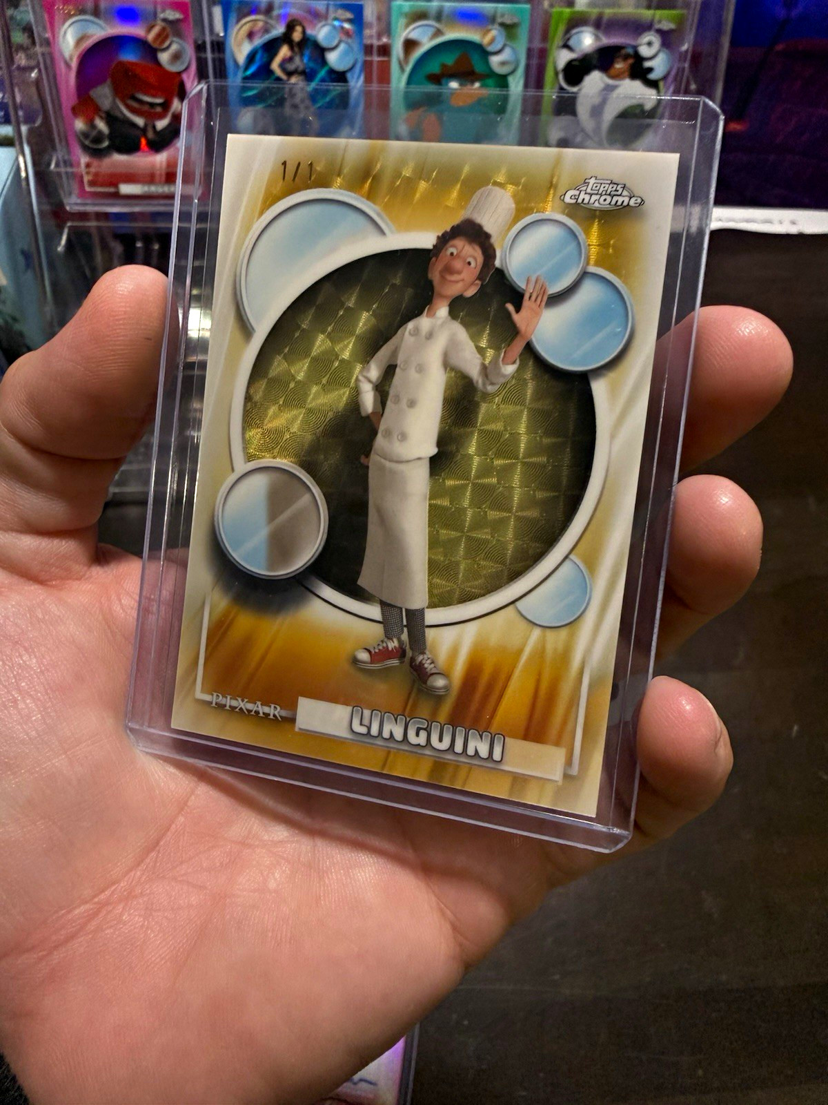 Topps 2026 Topps Chrome Pixar Ratatouille Linguini #48 Superfractor 1/1 Topps 2026 Topps Chrome Pixar Ratatouille Linguini #48 Superfractor 1/1