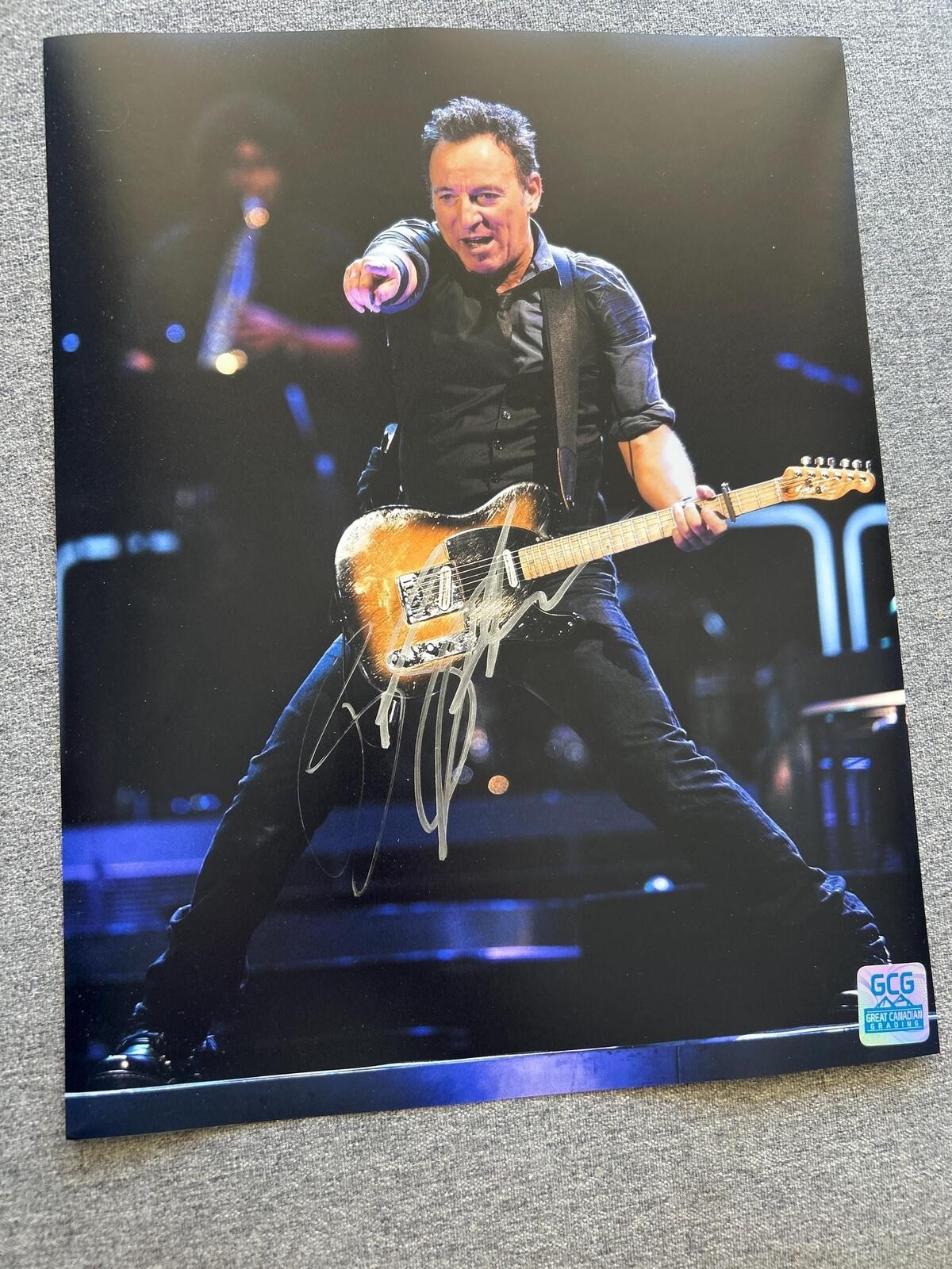 Bruce Springsteen Signed Autographed 11X14 Concert Photo Picture w/ COA