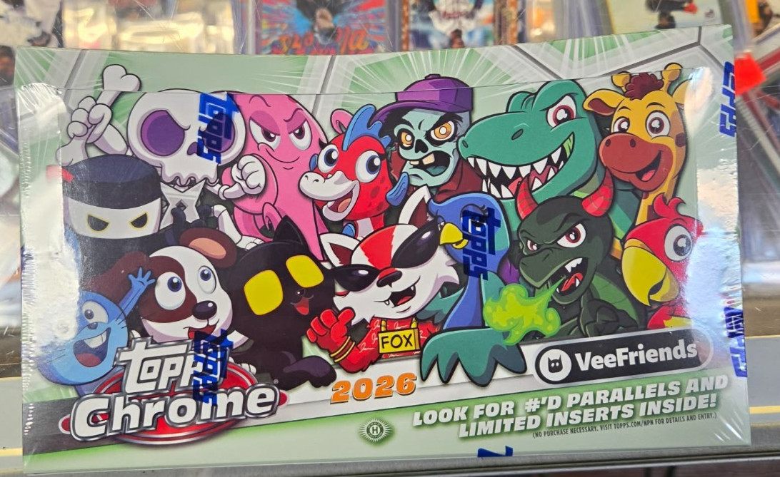 2026 Topps Chrome VeeFriends Hobby Box Factory Sealed In Hand 