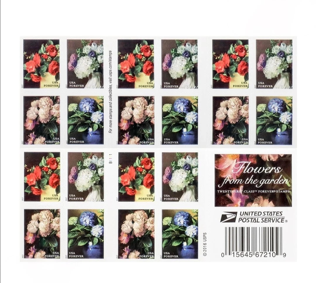 USPS 2017 Flowers From The Garden Forever Stamps MNH Scott #5240b- 100 pcs total USPS 2017 Flowers From The Garden Forever Stamps MNH Scott #5240b- 100 pcs total