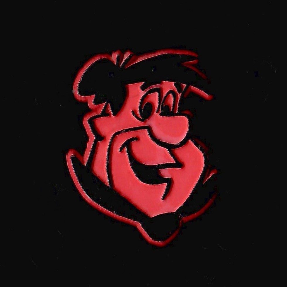 Fred Flintstone Hanna Barbera Flexible Vtg Rubber Fridge Magnet Cartoon '70s
