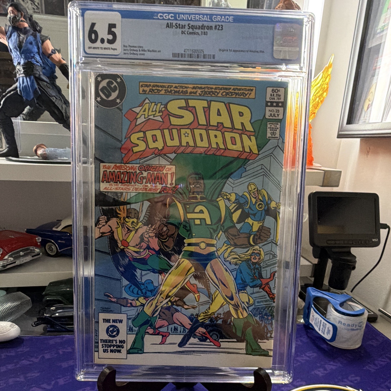 All-Star Squadron #23 CGC 6.5 Origin & 1st Amazing-Man DC 1983 Key