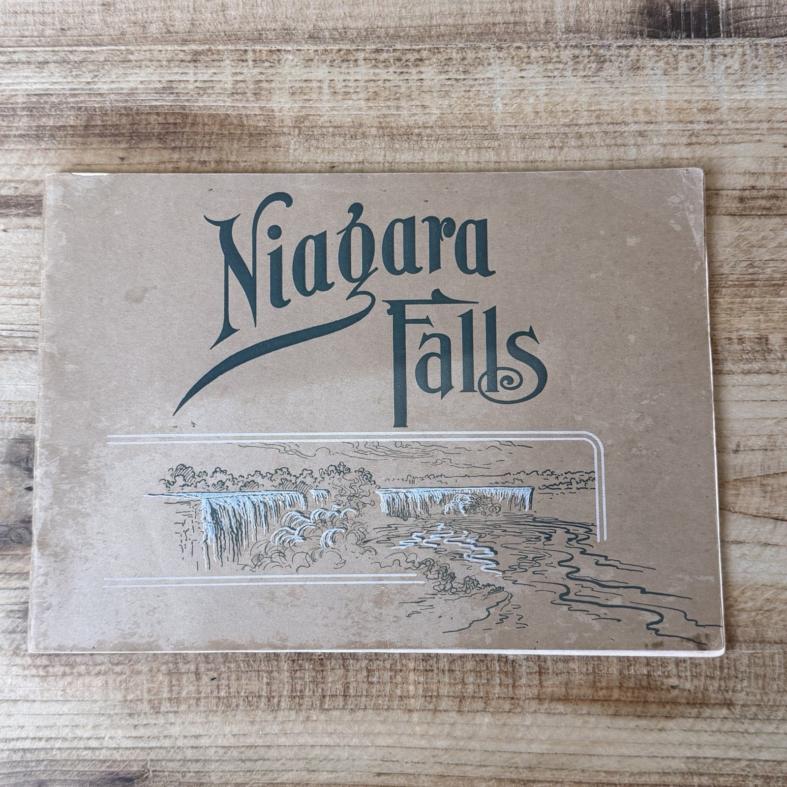 Vintage Niagara Falls Souvenir Book EE NICKLIS 48 Photos