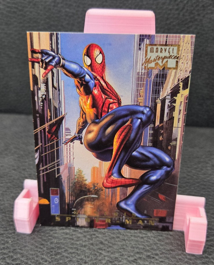 1996 Fleer Skybox Marvel Masterpieces Spiderman #87 Julie Bell Boris Genesis SP