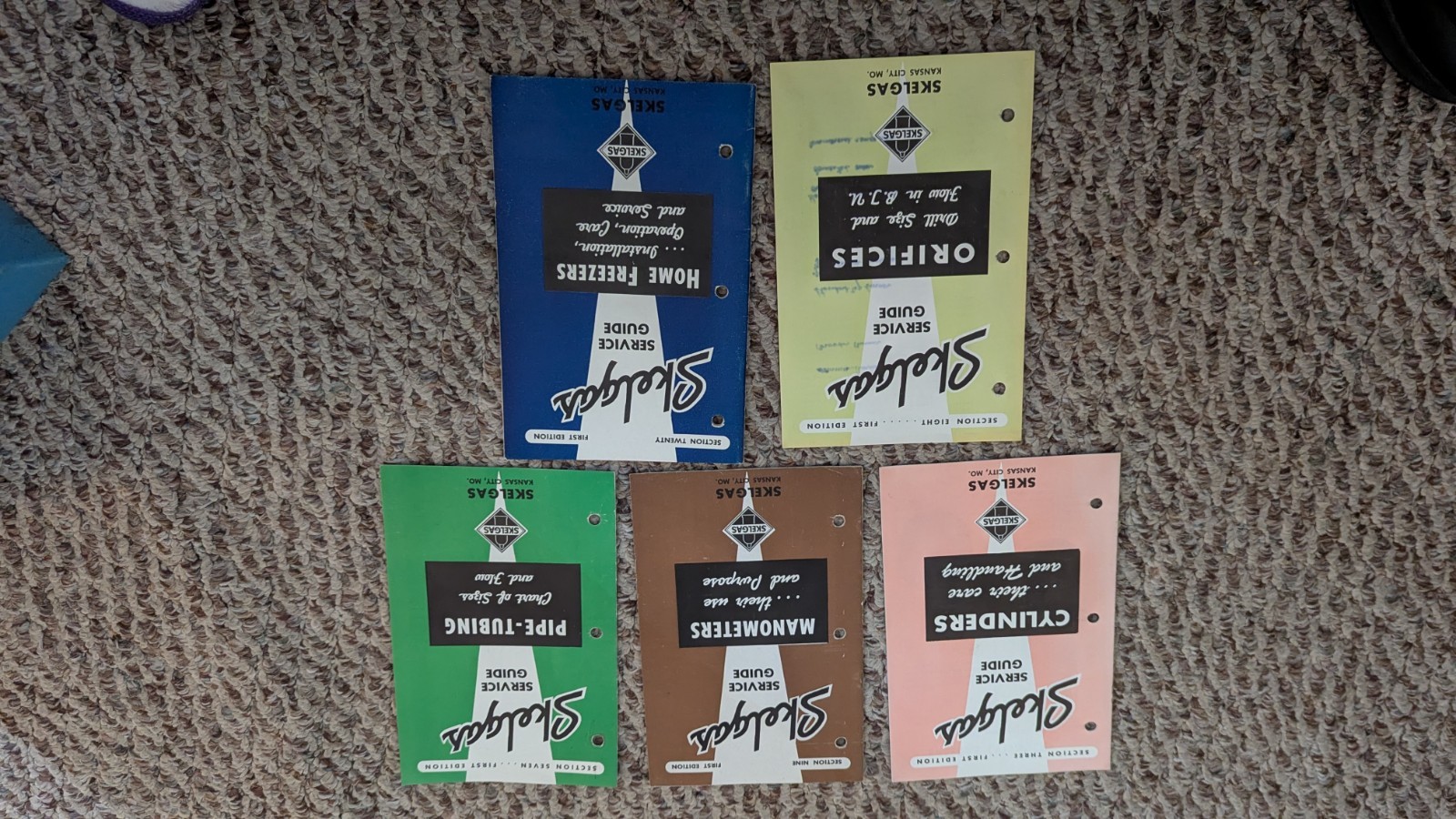 Vintage Skelly Skelgas Gas Oil Advertising Service Guide Booklets