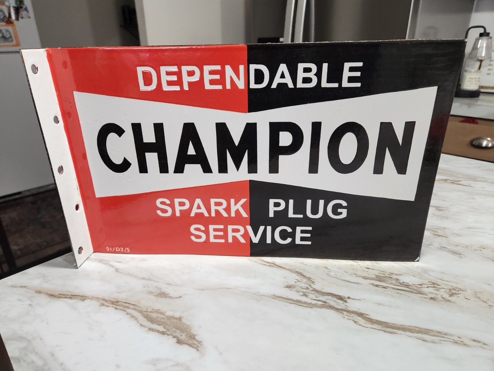 Porcelain Sign, Double Sided Porcelain Sign, Double Sided