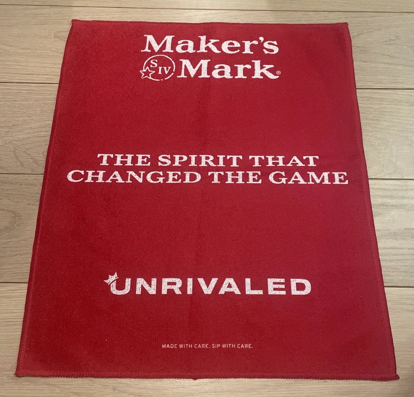Maker's Mark Whiskey Brand New 14x18 Red Hand Towel Maker's Mark Whiskey Brand New 14x18 Red Hand Towel