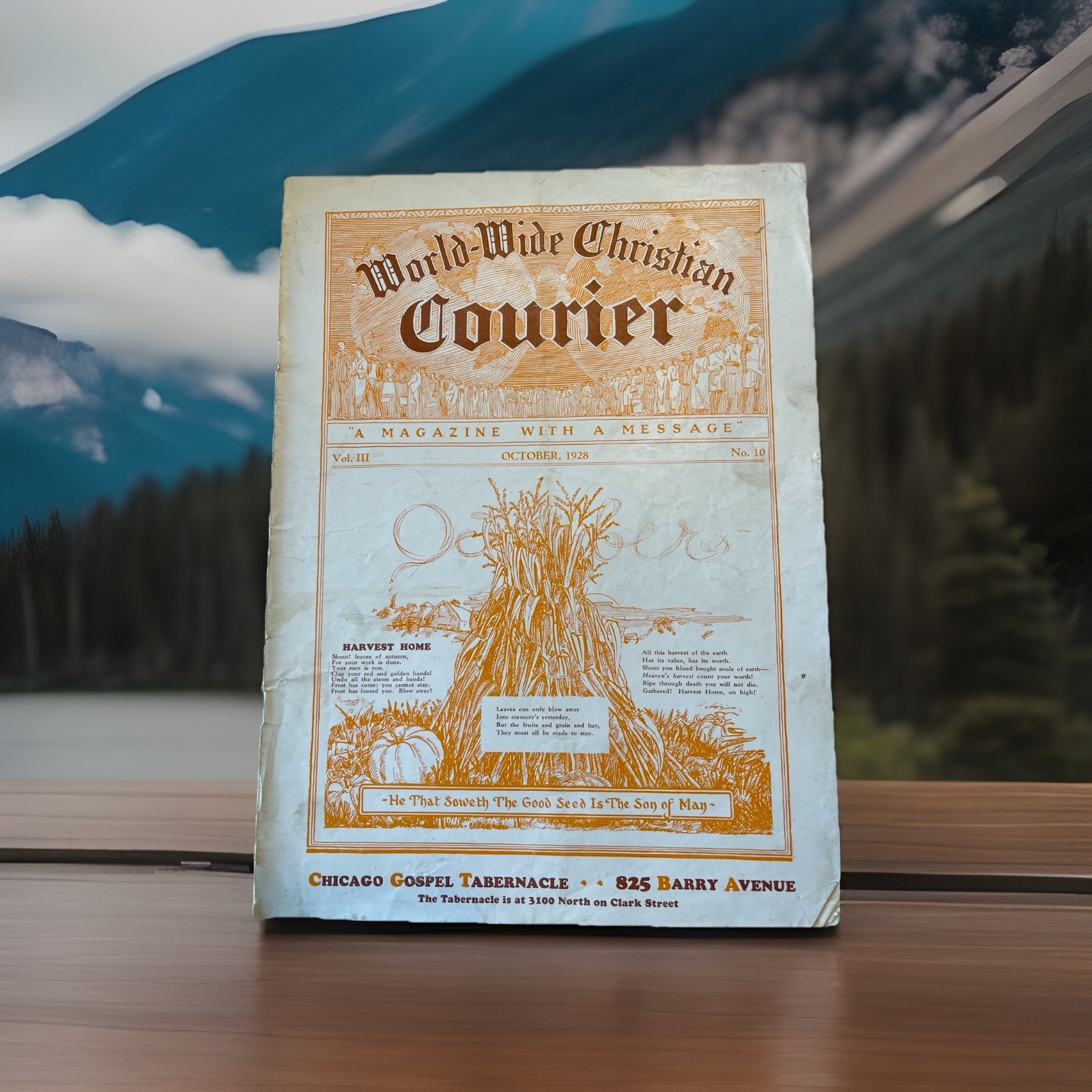 World-Wide Christian COURIER Magazine - October 1928 - Very Rare Find Vintage World-Wide Christian COURIER Magazine - October 1928 - Very Rare Find Vintage